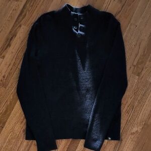 Abercrombie Kids Navy Waffle Sweater